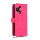 For TCL 60R 5G Skin Feel Magnetic Flip Leather Phone Case(Rose Red) - 3