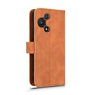 For TCL 60R 5G Skin Feel Magnetic Flip Leather Phone Case(Brown) - 3