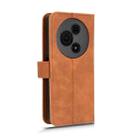 For TCL 605 Skin Feel Magnetic Flip Leather Phone Case(Brown) - 3