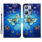 For Blackview A53 Pro Painted Pattern Horizontal Flip Leather Phone Case(Butterfly) - 1