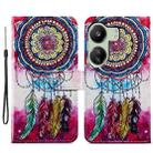 For Xiaomi Redmi 13C 4G Painted Pattern Horizontal Flip Leather Phone Case(Dreamcatcher) - 1