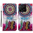 For Xiaomi 13T 5G Painted Pattern Horizontal Flip Leather Phone Case(Dreamcatcher) - 1