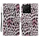 For Xiaomi 13T 5G Painted Pattern Horizontal Flip Leather Phone Case(Leopard) - 1