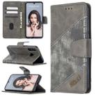 For Huawei P30 Lite Matching Color Crocodile Texture Horizontal Flip PU Leather Case with Holder & Card Slots & Wallet(Grey) - 1