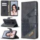 For Huawei P30 Lite Matching Color Crocodile Texture Horizontal Flip PU Leather Case with Holder & Card Slots & Wallet(Black) - 1