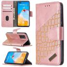 For Huawei P40 Matching Color Crocodile Texture Horizontal Flip PU Leather Case with Holder & Card Slots & Wallet(Rose Gold) - 1