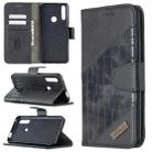 For Huawei P Smart Z Matching Color Crocodile Texture Horizontal Flip PU Leather Case with Holder & Card Slots & Wallet(Black) - 1