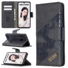 For Huawei P Smart (2019) Matching Color Crocodile Texture Horizontal Flip PU Leather Case with Holder & Card Slots & Wallet(Black) - 1