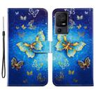 For TCL 40 SE Painted Pattern Horizontal Flip Leather Phone Case(Butterfly) - 1