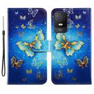 For TCL 403 Painted Pattern Horizontal Flip Leather Phone Case(Butterfly) - 1