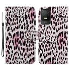 For TCL 403 Painted Pattern Horizontal Flip Leather Phone Case(Leopard) - 1