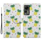 For Ulefone Note 14 Painted Pattern Horizontal Flip Leather Phone Case(Pineapple) - 1