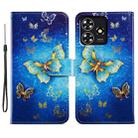 For ZTE Blade A73 4G Painted Pattern Horizontal Flip Leather Phone Case(Butterfly) - 1