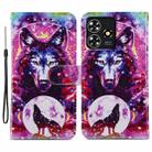 For ZTE Blade A73 4G Painted Pattern Horizontal Flip Leather Phone Case(Wolf Totem) - 1