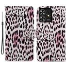 For ZTE Blade A73 4G Painted Pattern Horizontal Flip Leather Phone Case(Leopard) - 1