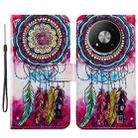 For ZTE Blade A73 5G Painted Pattern Horizontal Flip Leather Phone Case(Dreamcatcher) - 1