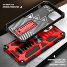 For iPhone 12 mini Armor Shockproof TPU + PC Magnetic Protective Case with Holder(Black) - 4