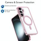 For Samsung Galaxy S24 5G MagSafe Magnetic Clear Phone Case(Purple) - 3