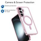 For Samsung Galaxy S24+ 5G MagSafe Magnetic Clear Phone Case(Blue) - 3