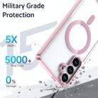 For Samsung Galaxy S24+ 5G MagSafe Magnetic Clear Phone Case(Purple) - 2