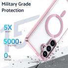For Samsung Galaxy S25+ 5G MagSafe Magnetic Clear Phone Case(Purple) - 2