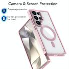 For Samsung Galaxy S25 Ulltra 5G MagSafe Magnetic Clear Phone Case(Blue) - 3