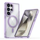 For Samsung Galaxy S25 Ulltra 5G MagSafe Magnetic Clear Phone Case(Purple) - 1