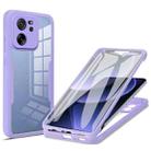 For Xiaomi Redmi K60 Ultra Acrylic + TPU 360 Degrees Full Coverage Phone Case(Purple) - 1