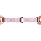 For Samsung Galaxy Watch6/6 Classic/5/5 Pro Wave Braided Nylon Watch Band(Pink) - 2