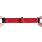 For Samsung Galaxy Watch6/6 Classic/5/5 Pro Wave Braided Nylon Watch Band(Red) - 2