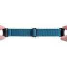For Samsung Galaxy Watch6/6 Classic/5/5 Pro Wave Braided Nylon Watch Band(Stone Blue) - 2