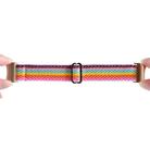 For Samsung Galaxy Watch6/6 Classic/5/5 Pro Wave Braided Nylon Watch Band(Rainbow) - 2