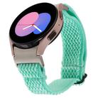 For Samsung Galaxy Watch6/6 Classic/5/5 Pro Wave Braided Nylon Watch Band(Mint Green) - 1