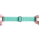 For Samsung Galaxy Watch6/6 Classic/5/5 Pro Wave Braided Nylon Watch Band(Mint Green) - 2