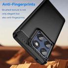For Motorola Edge 60 Fusion Carbon Fiber Brushed Texture TPU Phone Case(Black) - 3