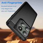 For Motorola Edge 5G 2025 Carbon Fiber Brushed Texture TPU Phone Case(Black) - 3