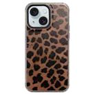 For iPhone 15 Plus Dual-sided IMD Leopard Print PC + TPU Phone Case - 1