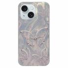 For iPhone 15 Dual-sided Silver-printed IMD PC + TPU Phone Case - 1