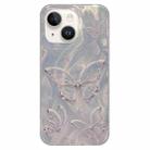 For iPhone 14 Plus Dual-sided Silver-printed IMD PC + TPU Phone Case - 1