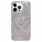 For iPhone 14 Pro Dual-sided Silver-printed IMD PC + TPU Phone Case - 1