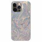 For iPhone 12 Pro Dual-sided Silver-printed IMD PC + TPU Phone Case - 1