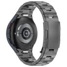 For Samsung Galaxy Watch6/6 Classic/5/5 Pro Button Style Titanium Steel Metal Watch Band(Grey) - 2