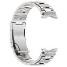 For Samsung Galaxy Watch6/6 Classic/5/5 Pro Button Style Titanium Steel Metal Watch Band(Silver) - 3