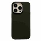 For iPhone 12 Pro Max Electroplated Metal Lens Frame Design MagSafe Silicone Phone Case(Black) - 1