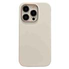 For iPhone 12 Pro Max Electroplated Metal Lens Frame Design MagSafe Silicone Phone Case(White) - 1