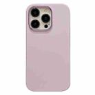 For iPhone 13 Pro Max Electroplated Metal Lens Frame Design MagSafe Silicone Phone Case(Purple) - 1