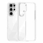 For Samsung Galaxy S25 Ultra 5G Anti-fingerprint Highly Transparent PC Phone Case(White) - 1