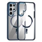For Samsung Galaxy S25 Ultra 5G MagSafe Anti-fingerprint Highly Transparent PC Phone Case(Blue) - 1