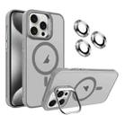 For iPhone 15 Pro Invisible Lens Holder MagSafe Phone Case(Grey) - 1