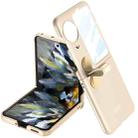For OPPO Find N3 Flip GKK Integrated Ultrathin with Rotating Cortical Belt Phone Case(Gold) - 1